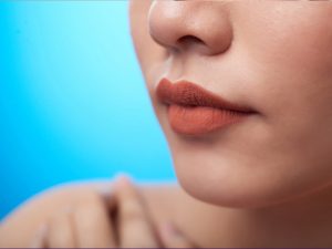 Chin of a lady