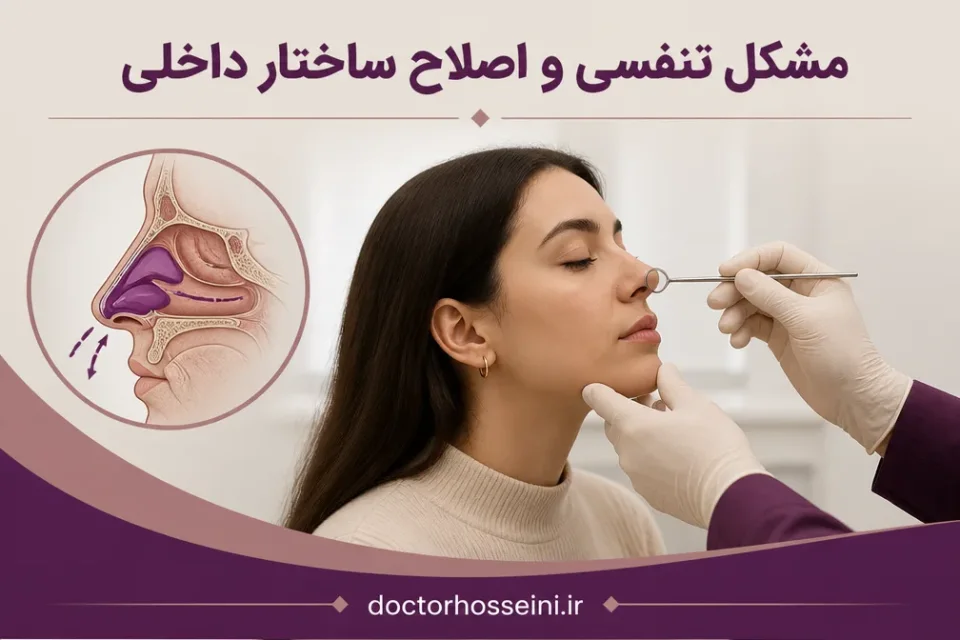 نمای توضیحی درباره مشکل تنفسی و اصلاح ساختار داخلی